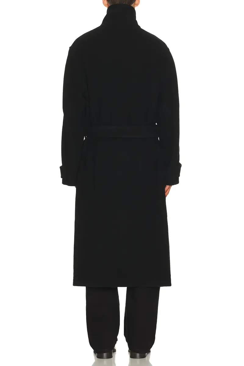 Lemaire Double Wool Wrap Coat | Thumbnail 3 Lemaire Double Wool Wrap Coat | Thumbnail 3
