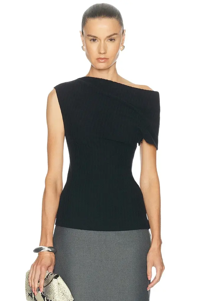 TOTEME One-Shoulder Top
