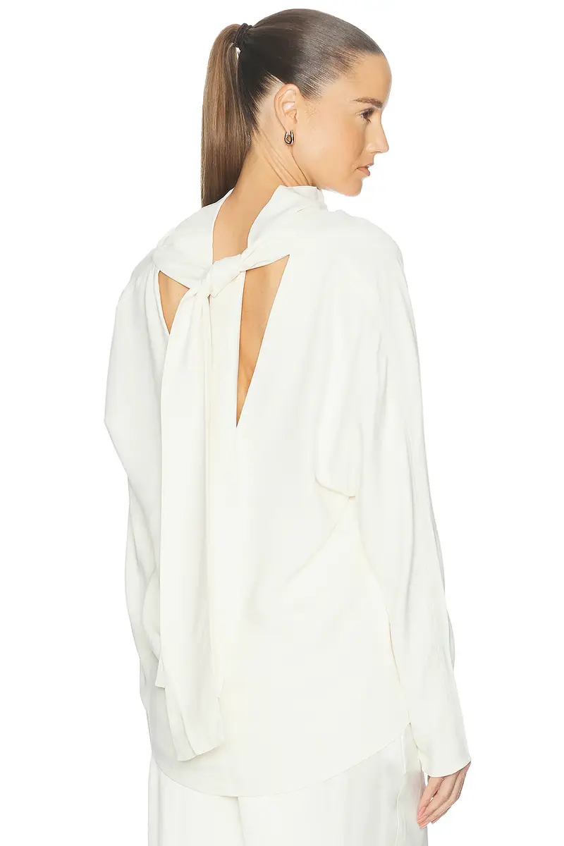 TOTEME Cowl Neck Blouse | Thumbnail 3 TOTEME Cowl Neck Blouse | Thumbnail 3