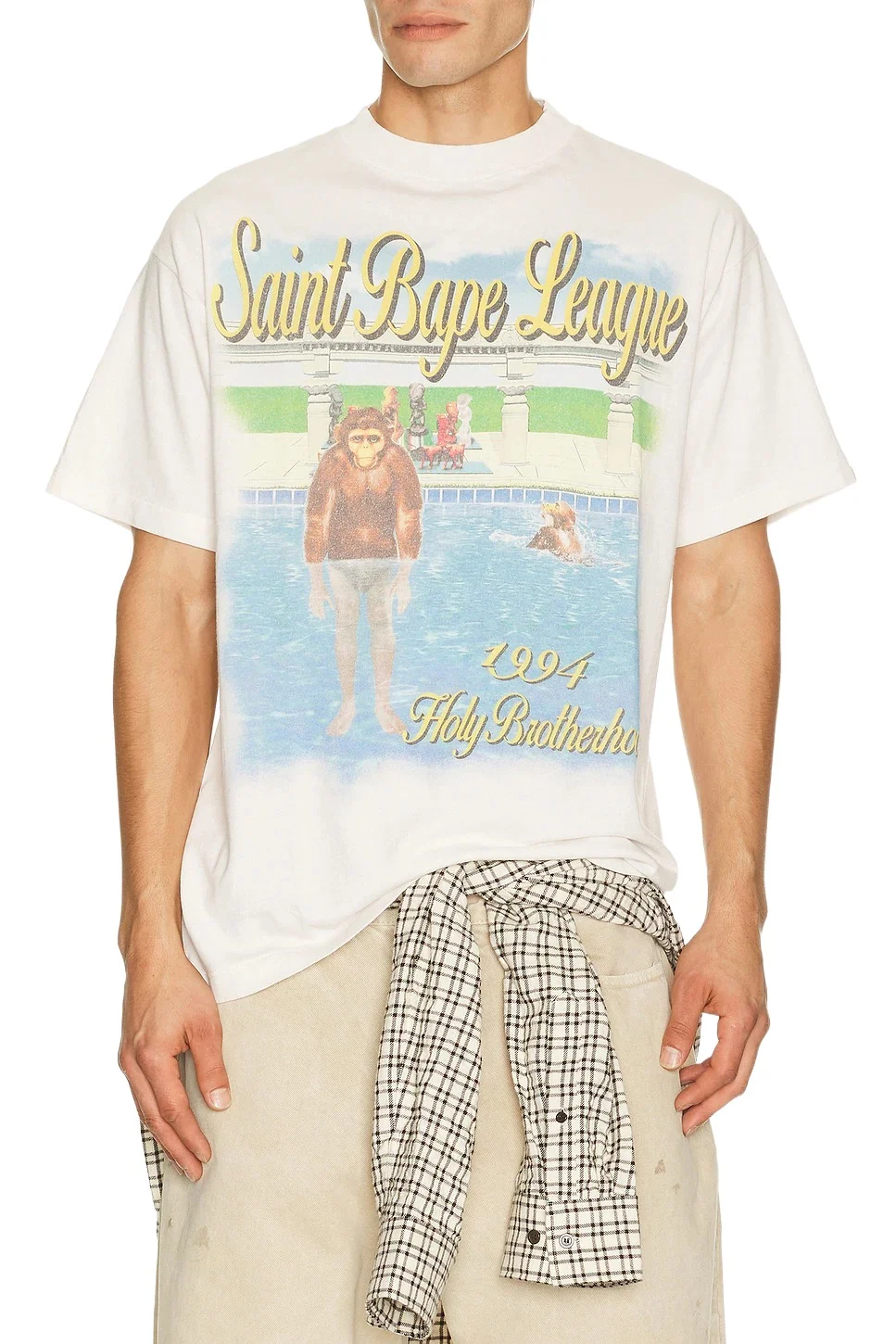 SAINT Mxxxxxx X Bape Pool Tee