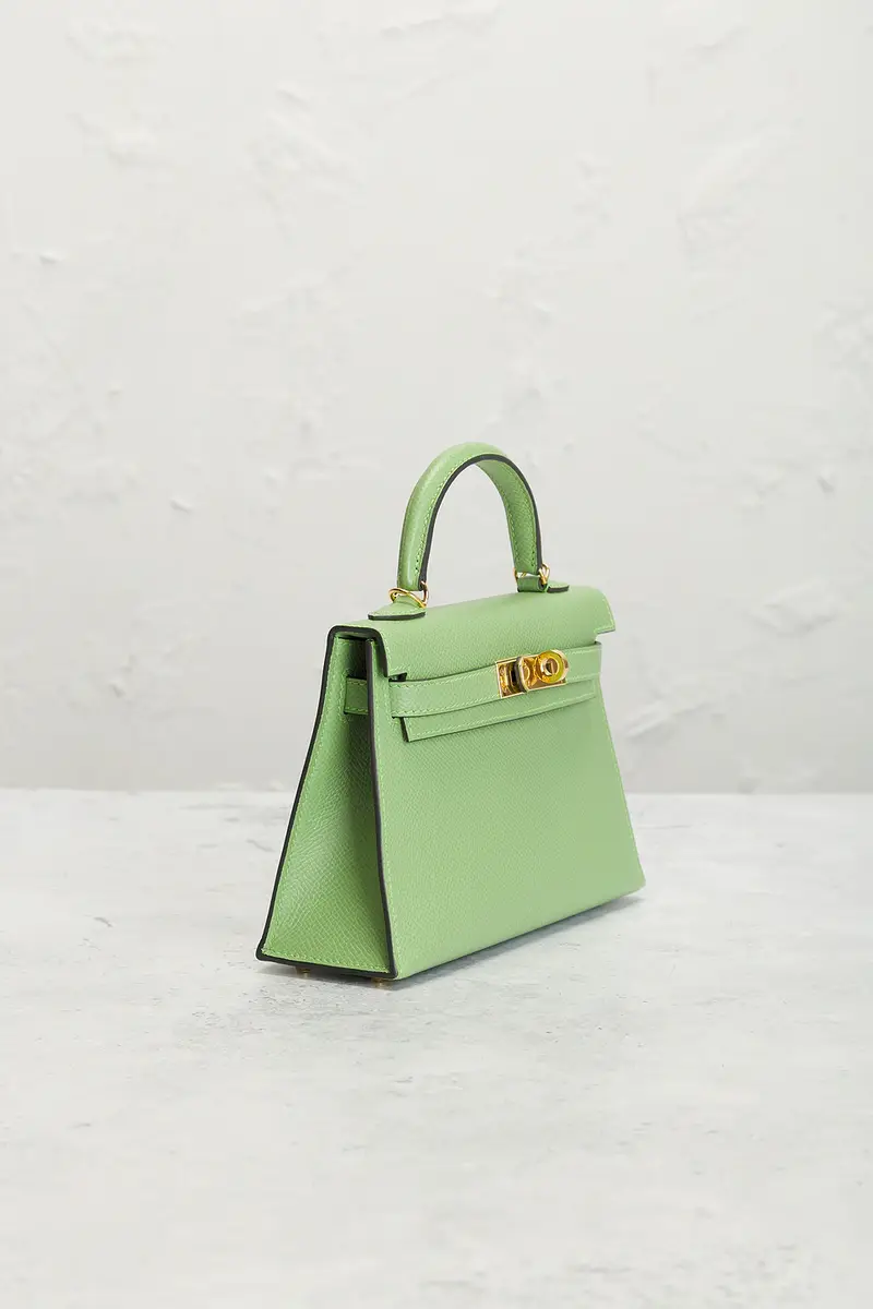 HERMÈS Hermes Epsom Kelly 20 Handbag | Thumbnail 4 HERMÈS Hermes Epsom Kelly 20 Handbag | Thumbnail 4