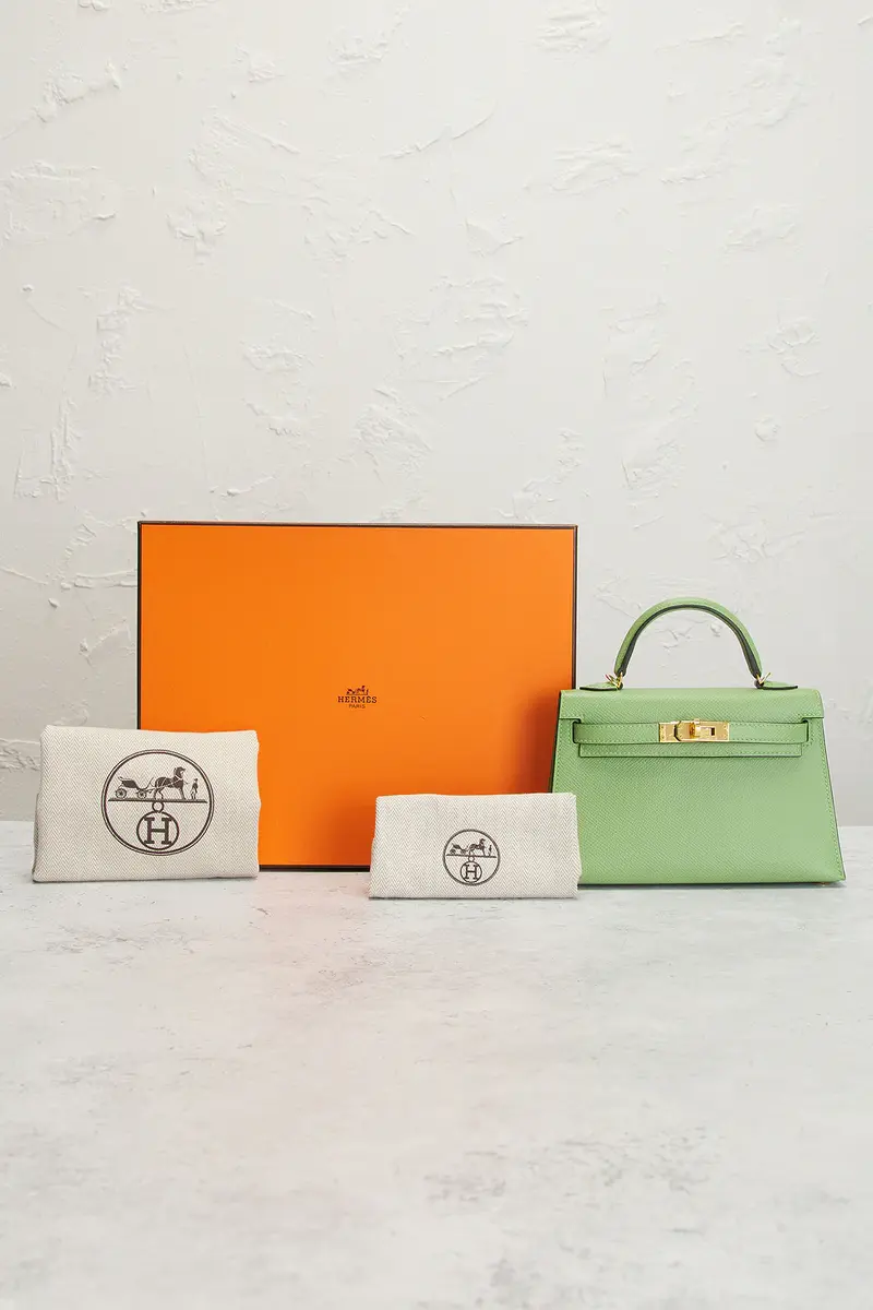 HERMÈS Hermes Epsom Kelly 20 Handbag | Thumbnail 7 HERMÈS Hermes Epsom Kelly 20 Handbag | Thumbnail 7