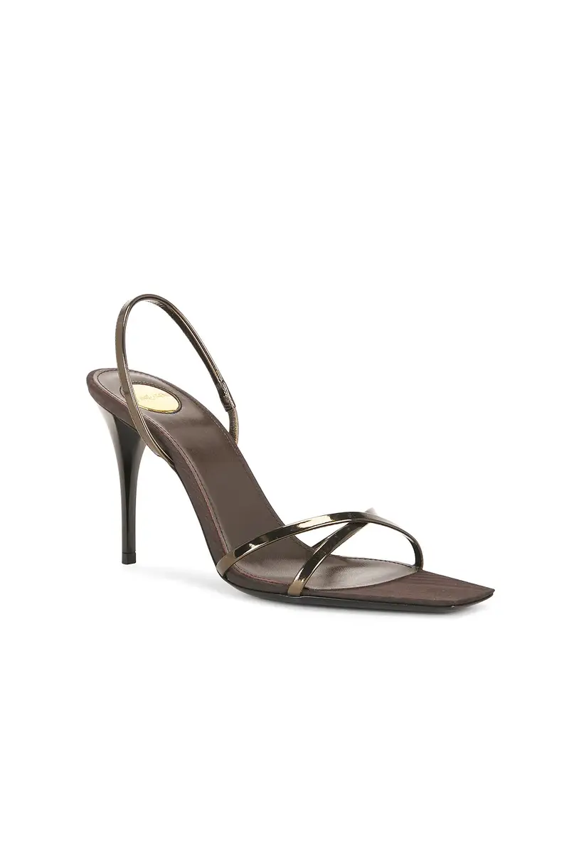 Saint Laurent Club 90 Backstrap Sandal | Thumbnail 2 Saint Laurent Club 90 Backstrap Sandal | Thumbnail 2