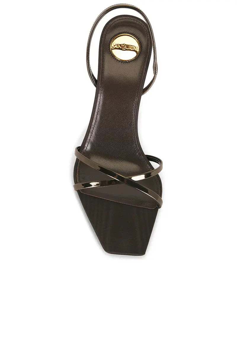 Saint Laurent Club 90 Backstrap Sandal | Thumbnail 4 Saint Laurent Club 90 Backstrap Sandal | Thumbnail 4