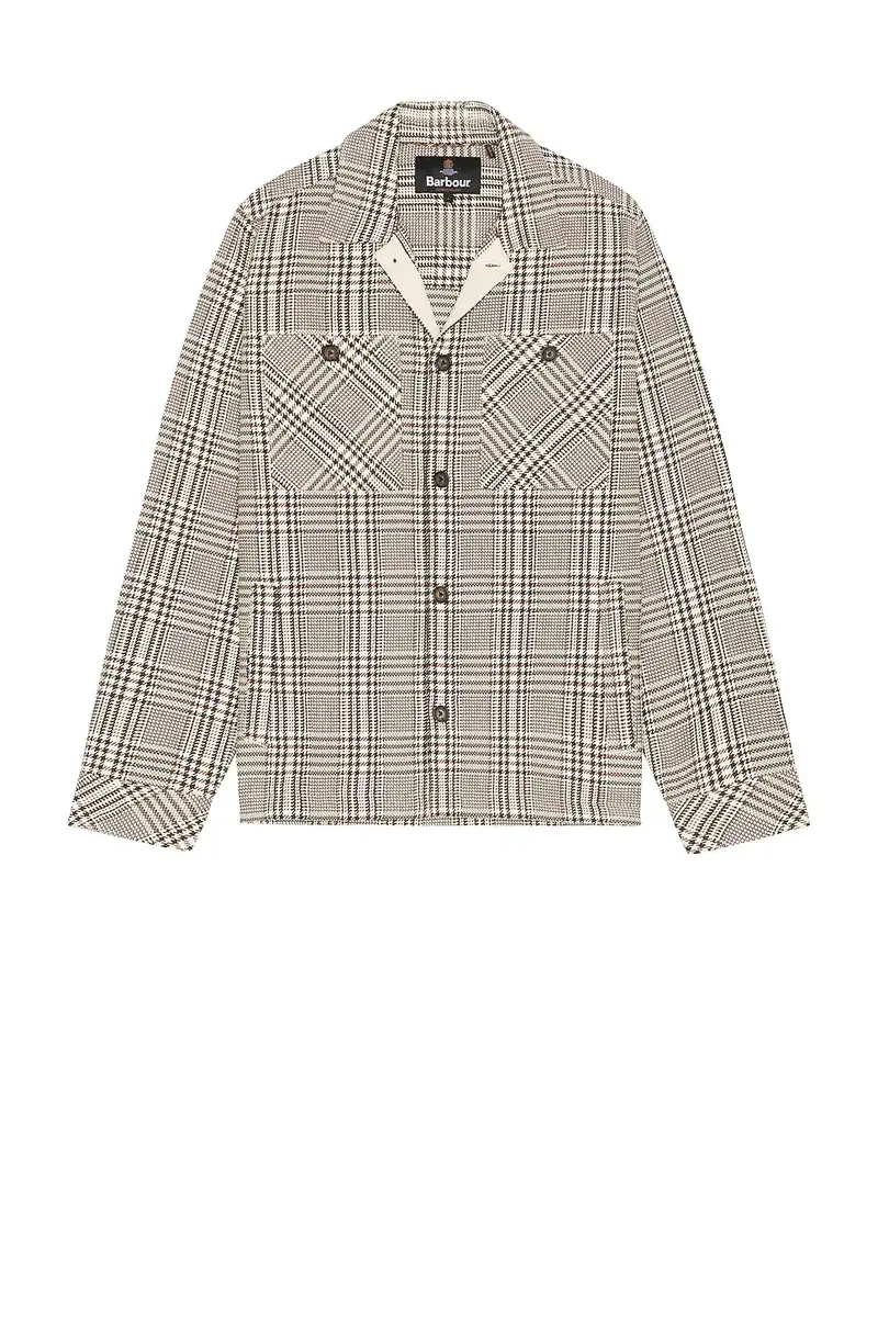 Barbour Alderney Houndstooth Overshirt | Thumbnail 4 Barbour Alderney Houndstooth Overshirt | Thumbnail 4