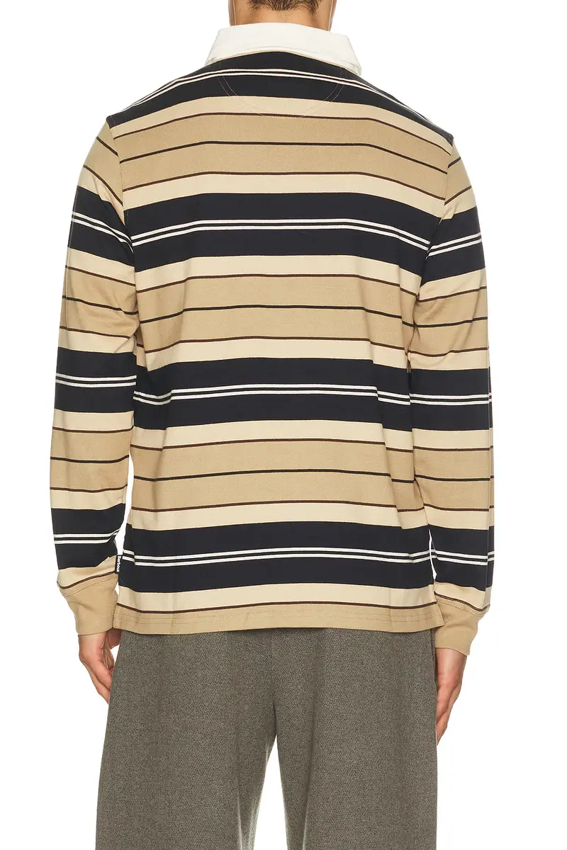 Barbour Frith Tartan Stripe Rugby Polo Shirt | Thumbnail 2 Barbour Frith Tartan Stripe Rugby Polo Shirt | Thumbnail 2