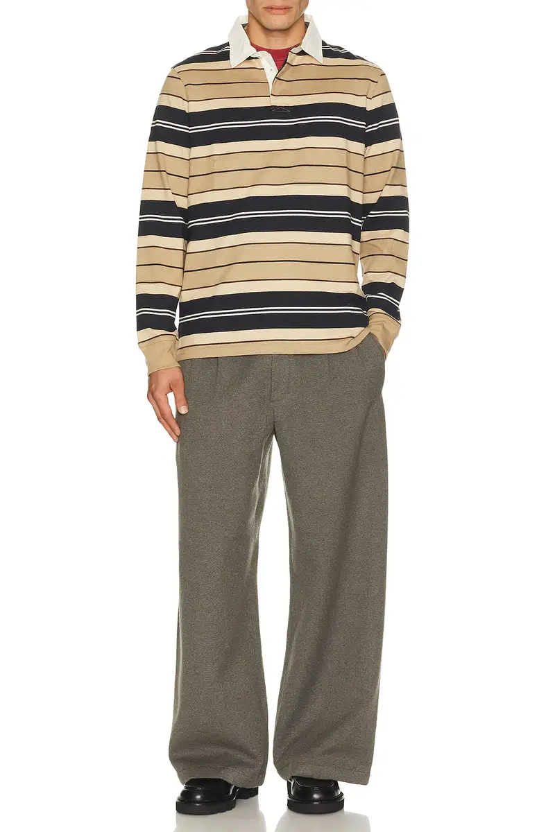 Barbour Frith Tartan Stripe Rugby Polo Shirt | Thumbnail 3 Barbour Frith Tartan Stripe Rugby Polo Shirt | Thumbnail 3