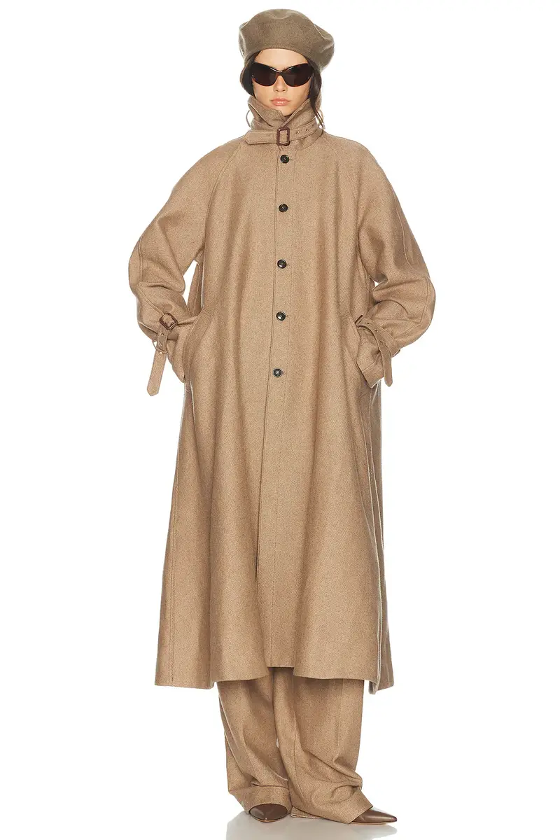 Helsa Italian Herringbone Trench Coat | Thumbnail 3 Helsa Italian Herringbone Trench Coat | Thumbnail 3