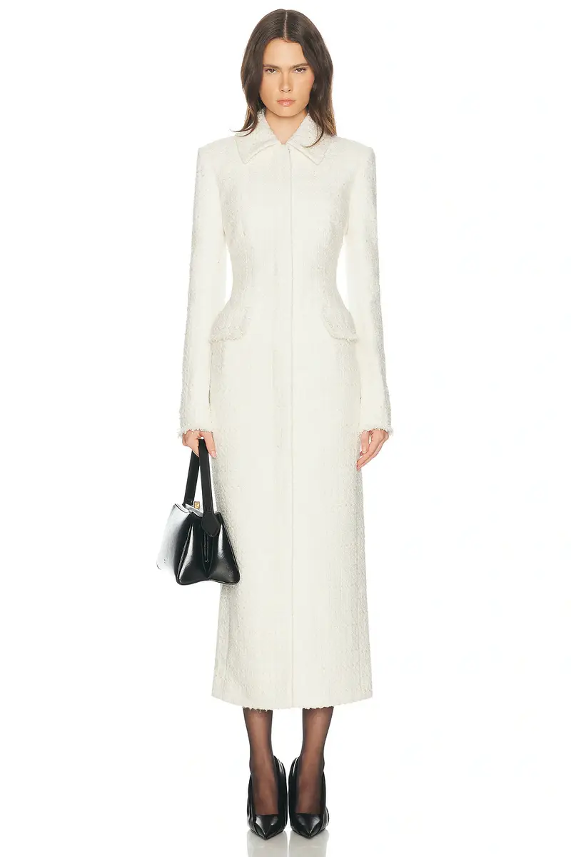 Helsa Tweed S Curve Coat | Thumbnail 2 Helsa Tweed S Curve Coat | Thumbnail 2