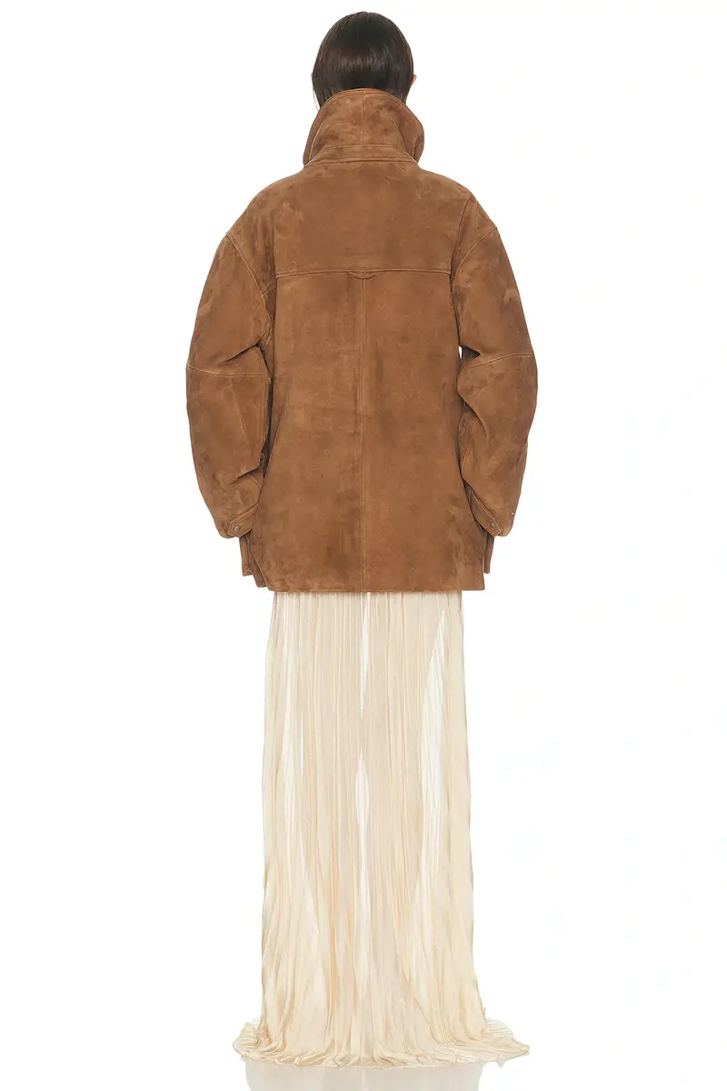 Helsa Suede Oversized Utility Jacket | Thumbnail 4 Helsa Suede Oversized Utility Jacket | Thumbnail 4
