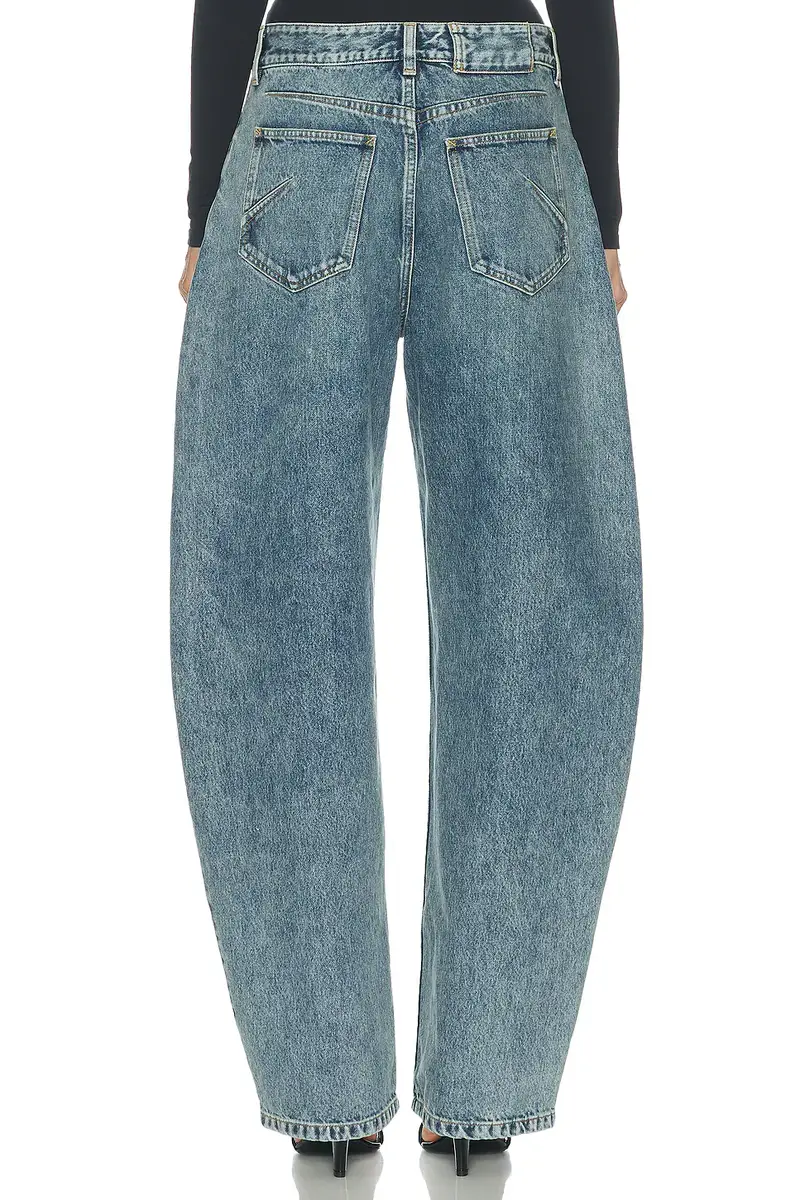 ALAÏA Round High Waisted Wide Leg | Thumbnail 4