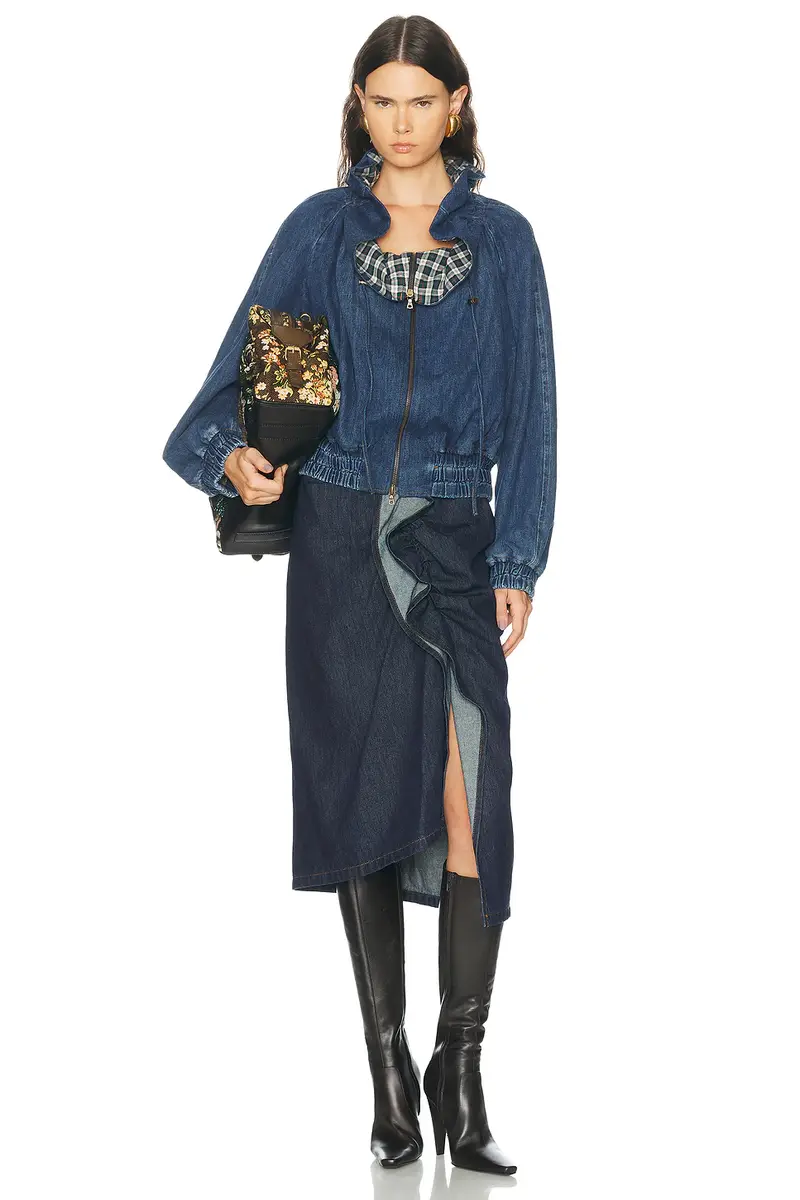 Dries Van Noten Volys Denim Jacket | Thumbnail 4 Dries Van Noten Volys Denim Jacket | Thumbnail 4