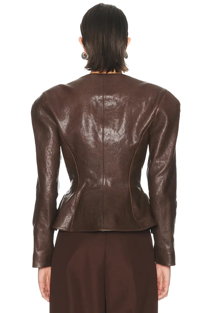 Magda Butrym Leather Jacket | Thumbnail 3 Magda Butrym Leather Jacket | Thumbnail 3