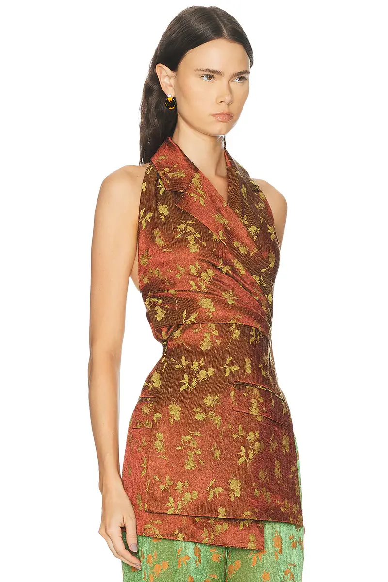 Dries Van Noten Geline Gilet Top | Thumbnail 2 Dries Van Noten Geline Gilet Top | Thumbnail 2
