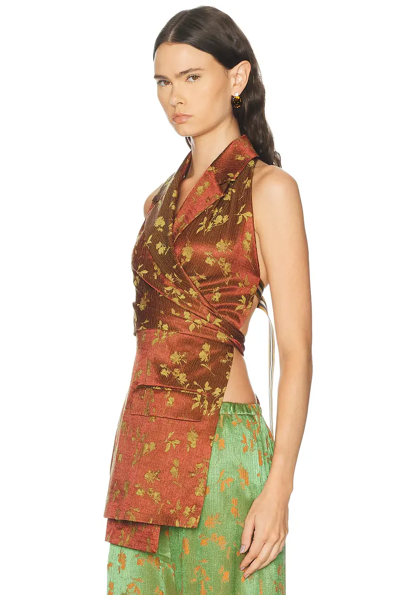 Dries Van Noten Geline Gilet Top | Thumbnail 3 Dries Van Noten Geline Gilet Top | Thumbnail 3