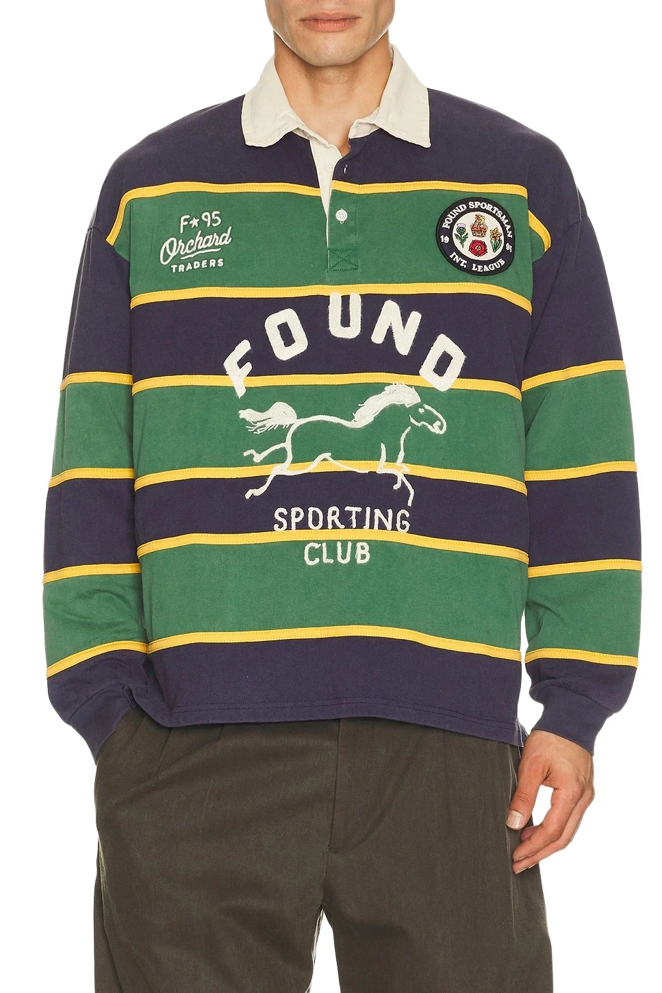 Found Horse Logo Rugby Shirt