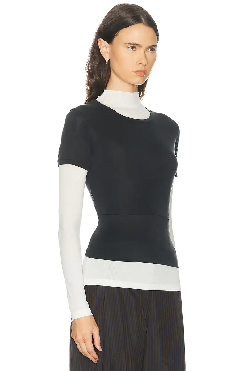 Aya Muse Double Layer T-Shirt | Thumbnail 2 Aya Muse Double Layer T-Shirt | Thumbnail 2