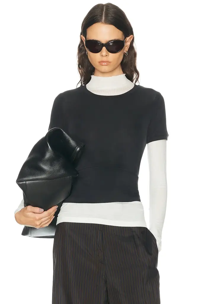 Aya Muse Double Layer T-Shirt