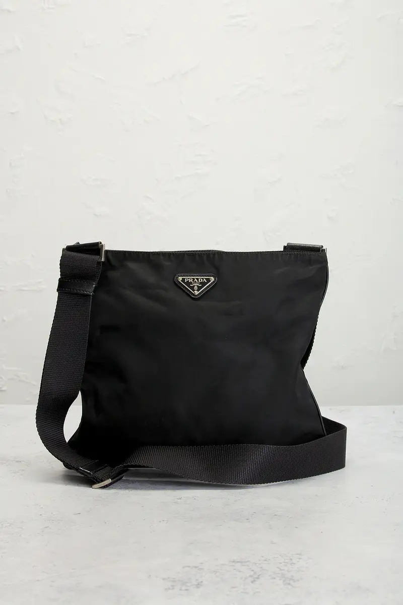 Prada Prada Tessuto Flat Messenger Bag | Thumbnail 2