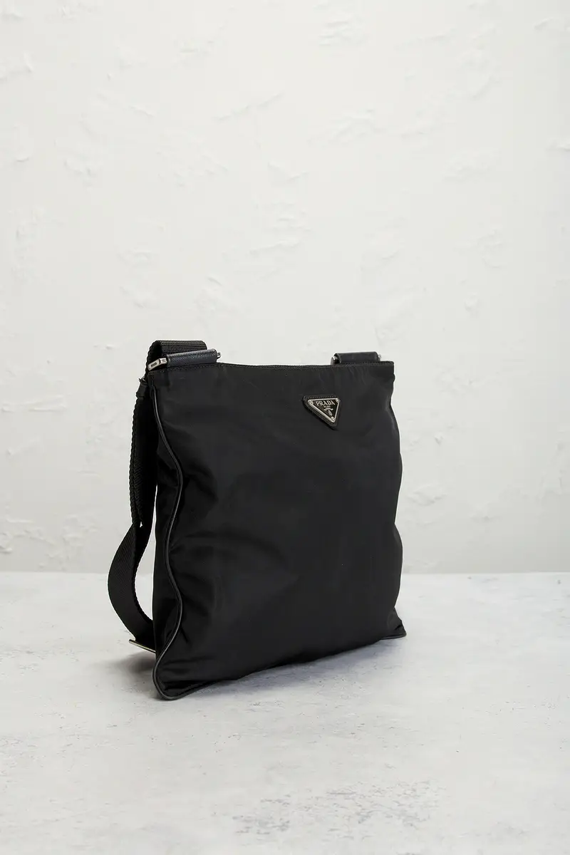 Prada Prada Tessuto Flat Messenger Bag | Thumbnail 4