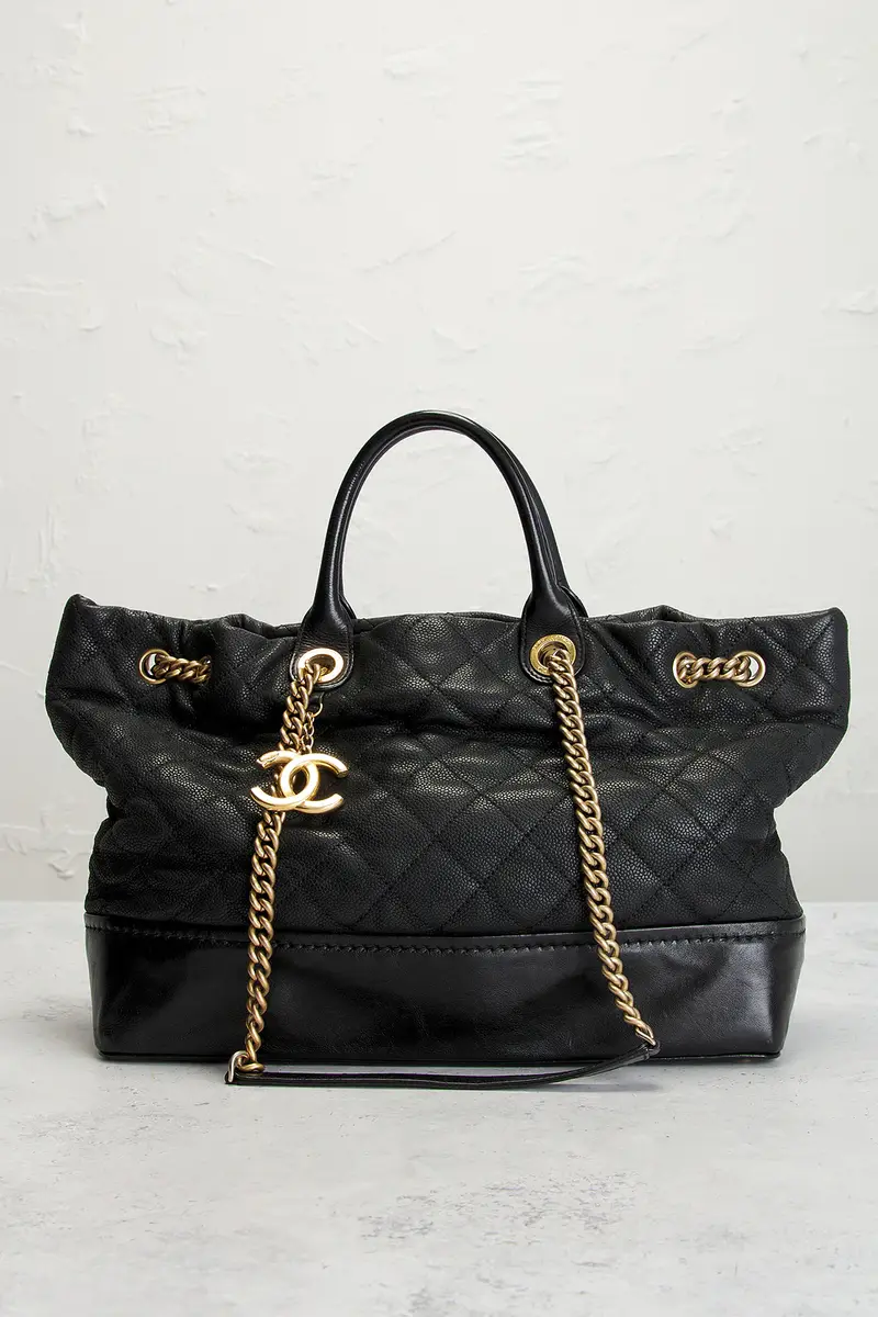 Chanel Chanel Caviar Globe Trotter Shopping Tote Bag | Thumbnail 2