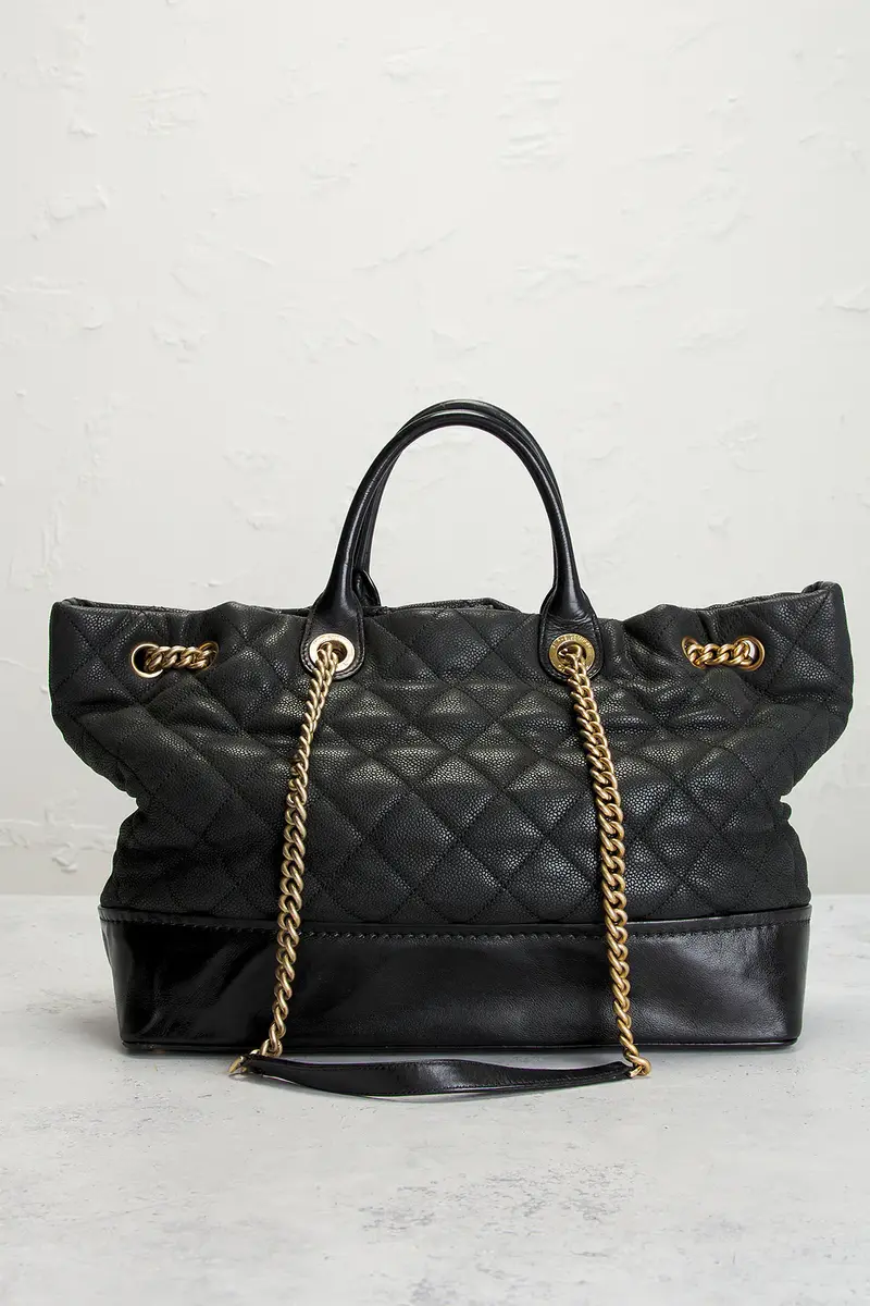 Chanel Chanel Caviar Globe Trotter Shopping Tote Bag | Thumbnail 3