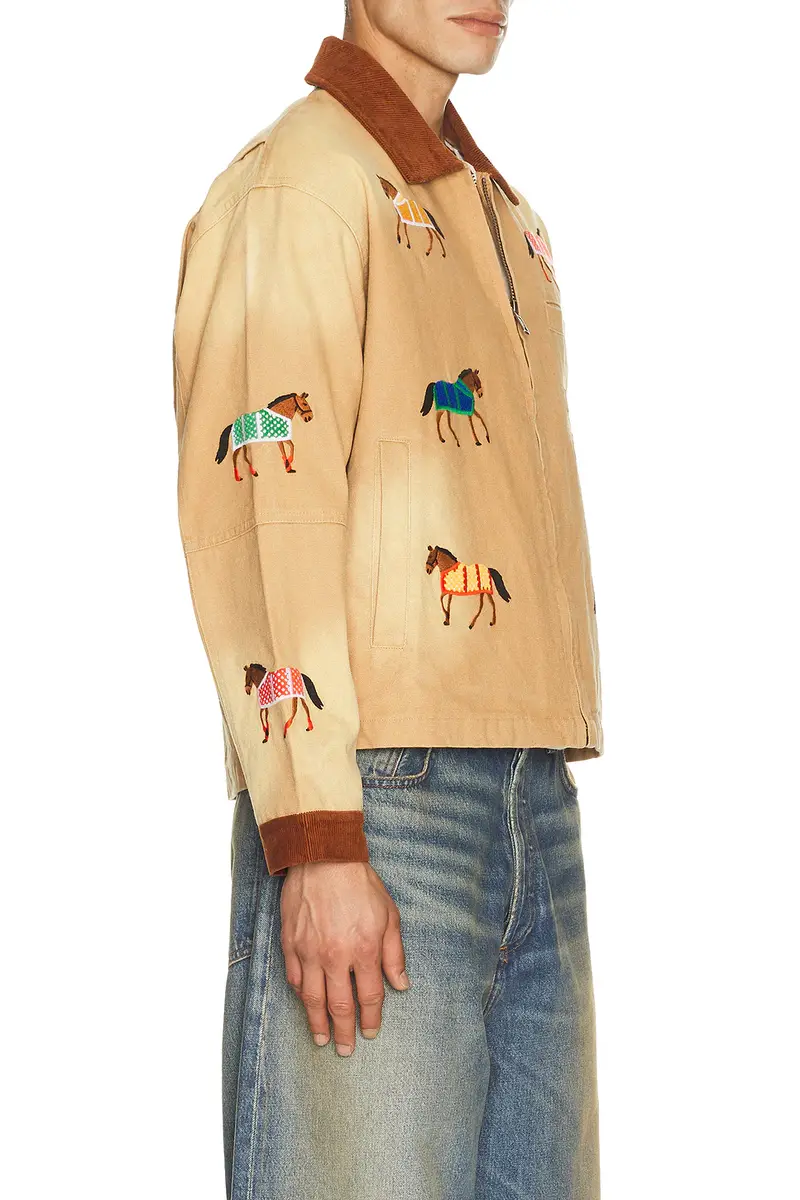Found Lariat Horse Embroidered Work Jacket | Thumbnail 2 Found Lariat Horse Embroidered Work Jacket | Thumbnail 2
