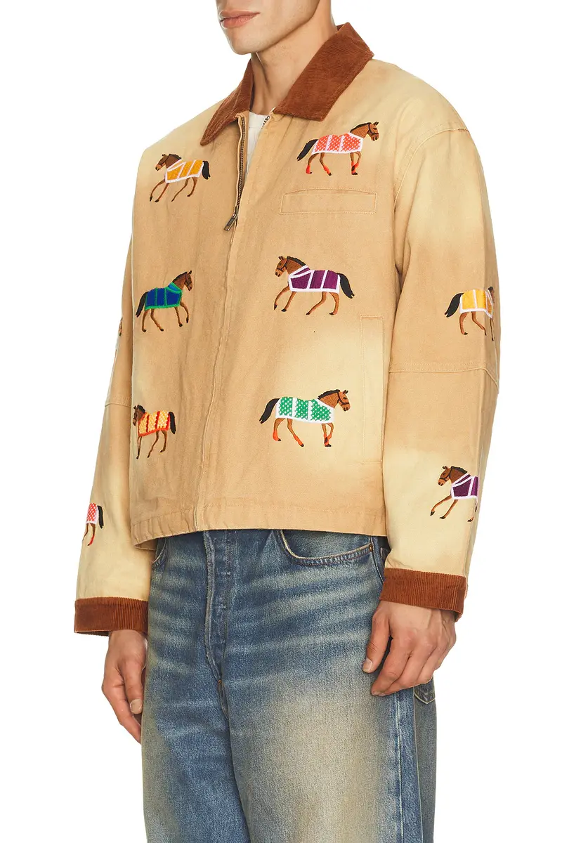 Found Lariat Horse Embroidered Work Jacket | Thumbnail 3 Found Lariat Horse Embroidered Work Jacket | Thumbnail 3