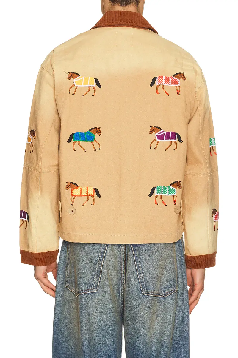 Found Lariat Horse Embroidered Work Jacket | Thumbnail 4 Found Lariat Horse Embroidered Work Jacket | Thumbnail 4