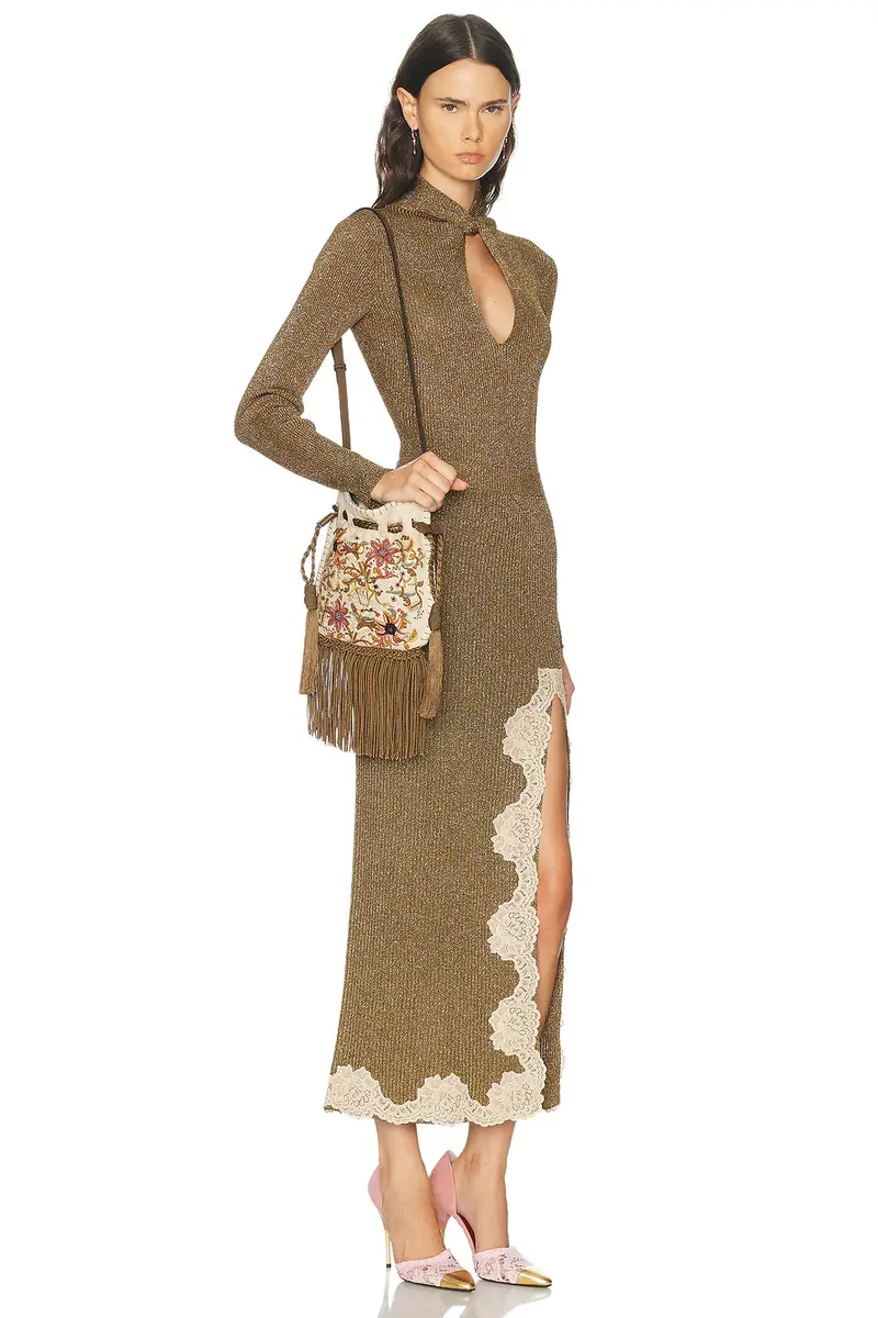 Valentino Garavani Nellcote Alice Small Drawstring Bag | Thumbnail 2