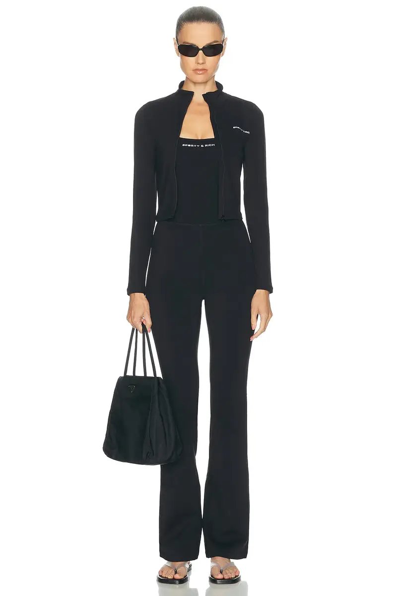 Sporty & Rich Bold Logo Long Unitard | Thumbnail 4 Sporty & Rich Bold Logo Long Unitard | Thumbnail 4