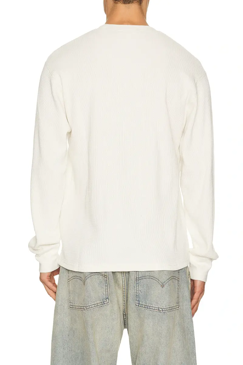 Carhartt WIP Long Sleeve Blackletter Waffle Tee Shirt | Thumbnail 2 Carhartt WIP Long Sleeve Blackletter Waffle Tee Shirt | Thumbnail 2