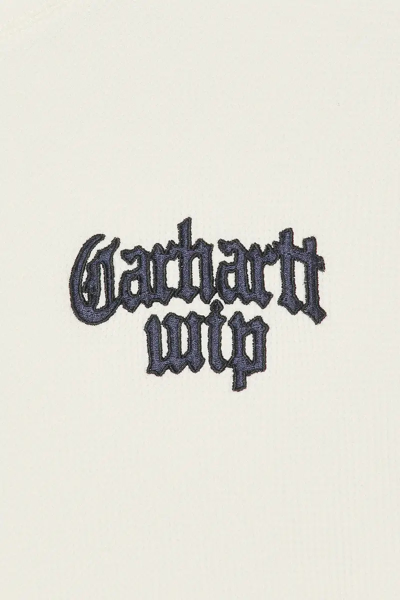 Carhartt WIP Long Sleeve Blackletter Waffle Tee Shirt | Thumbnail 5 Carhartt WIP Long Sleeve Blackletter Waffle Tee Shirt | Thumbnail 5