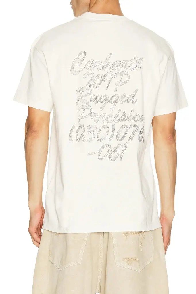 Carhartt WIP Short Sleeve Hatching Script Tee Shirt