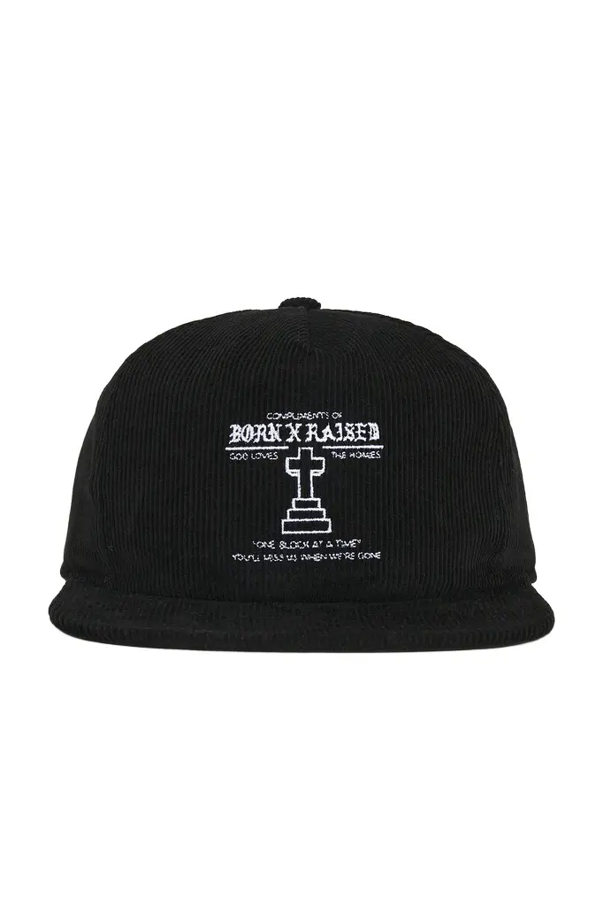 Born x Raised Compliments Of Bxr Corduroy 5-Panel