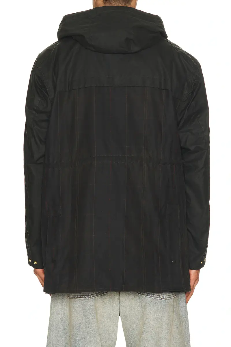 Barbour Icons Tartan Durham Wax Jacket | Thumbnail 2 Barbour Icons Tartan Durham Wax Jacket | Thumbnail 2