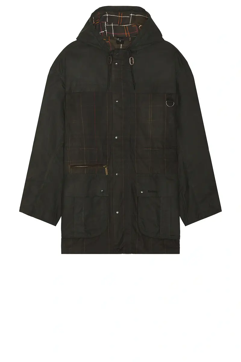 Barbour Icons Tartan Durham Wax Jacket | Thumbnail 4 Barbour Icons Tartan Durham Wax Jacket | Thumbnail 4