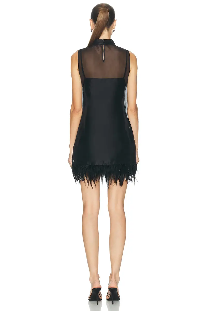 Staud Albee Silk Mini Dress | Thumbnail 3