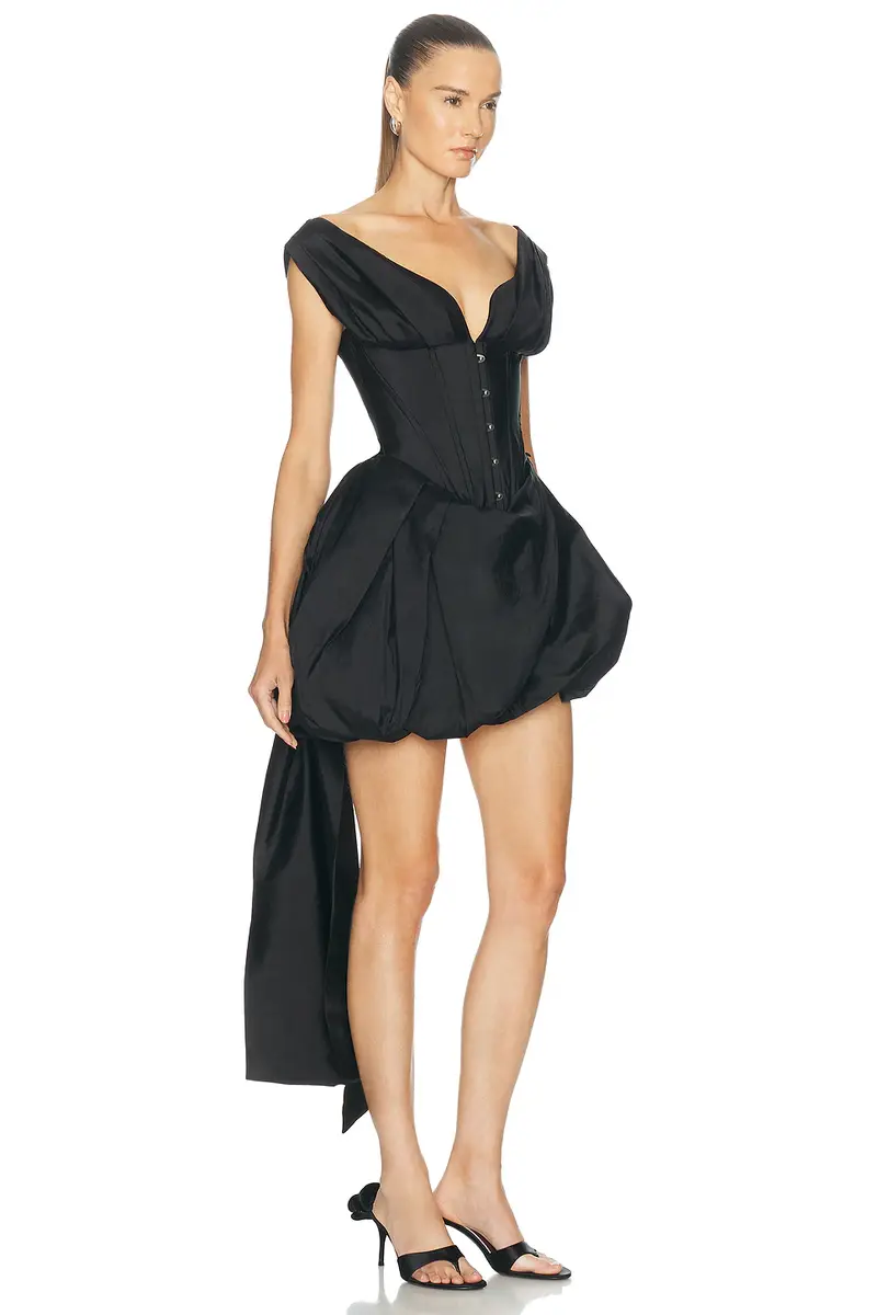 Staud Fabianne Silk Mini Dress | Thumbnail 2