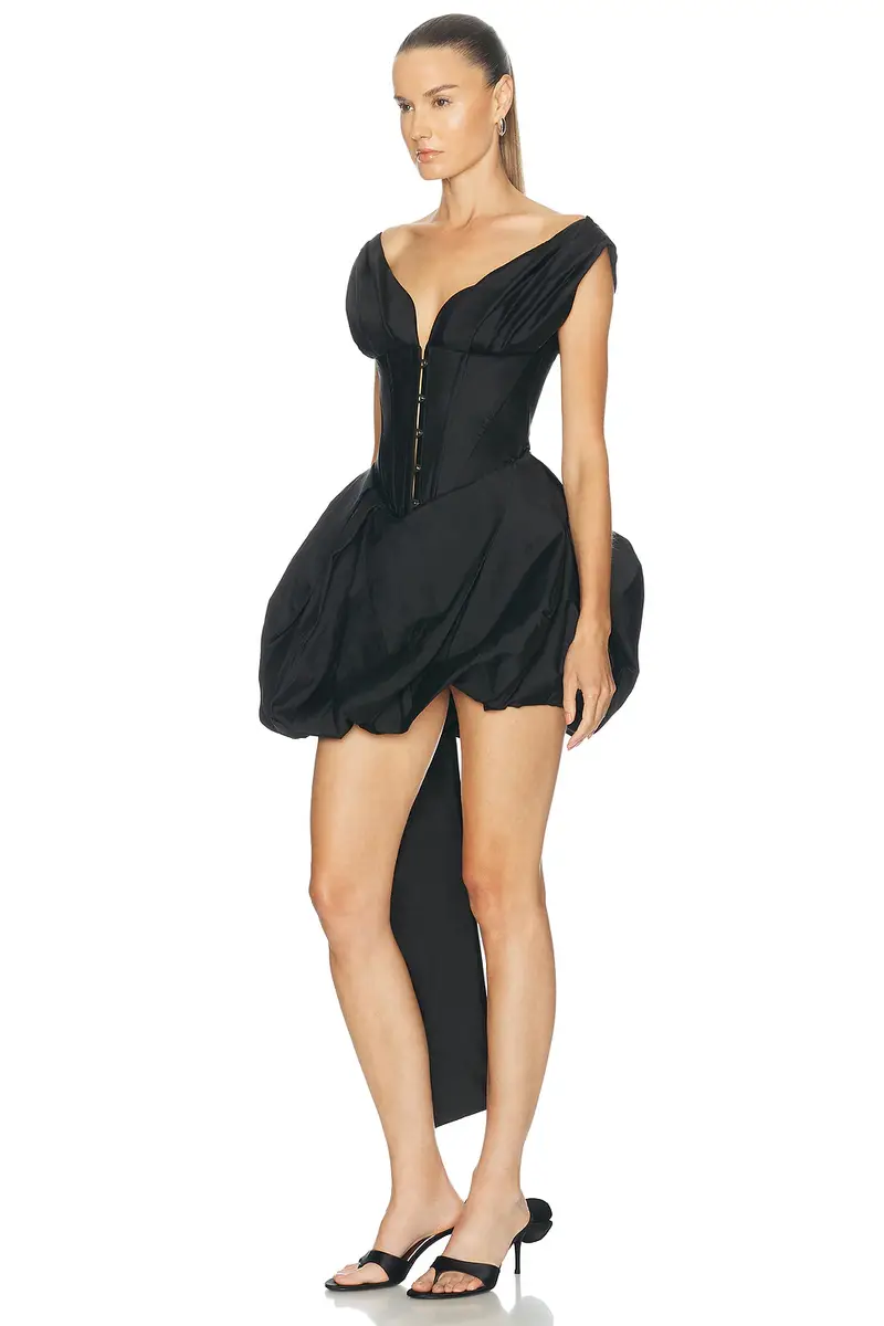 Staud Fabianne Silk Mini Dress | Thumbnail 3