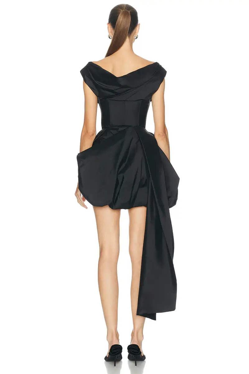 Staud Fabianne Silk Mini Dress | Thumbnail 4