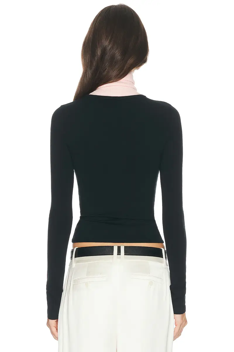 Helsa Wrenn Color Block Knit Turtleneck | Thumbnail 3 Helsa Wrenn Color Block Knit Turtleneck | Thumbnail 3