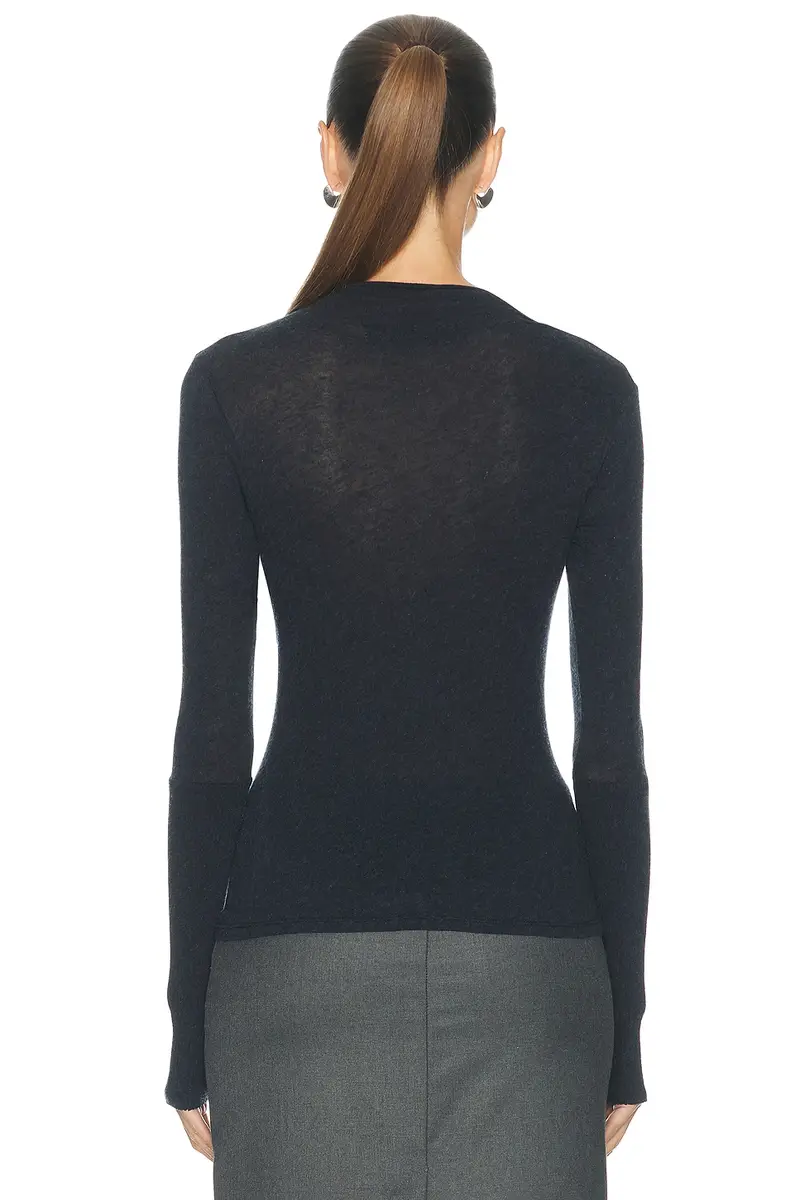 ENZA COSTA Cashmere Jersey Twist Top | Thumbnail 4 ENZA COSTA Cashmere Jersey Twist Top | Thumbnail 4