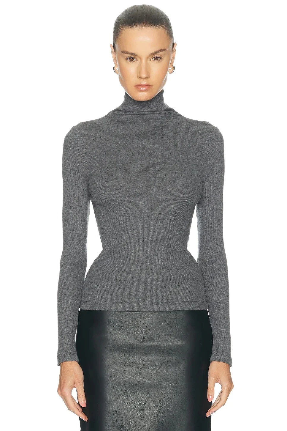 Cashmere Rib Turtleneck Top Cashmere Rib Turtleneck Top