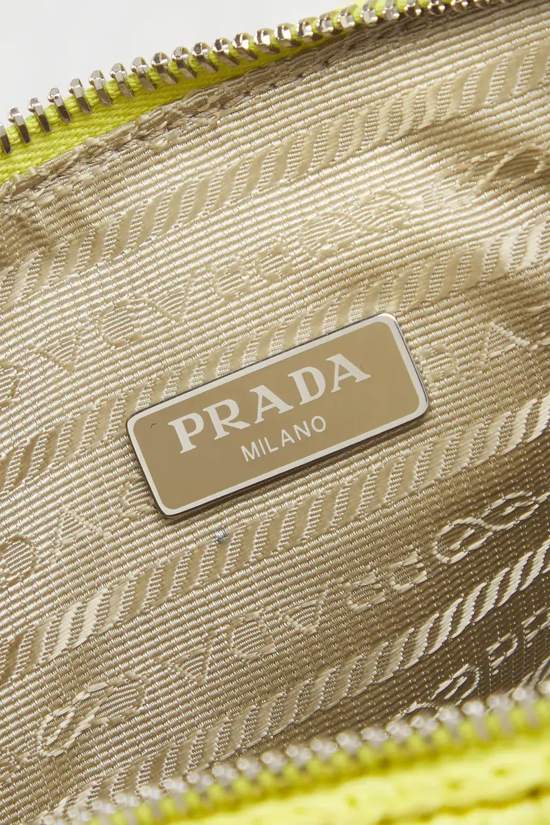 Prada Prada Raffia Triangle Shoulder Bag | Thumbnail 5 Prada Prada Raffia Triangle Shoulder Bag | Thumbnail 5