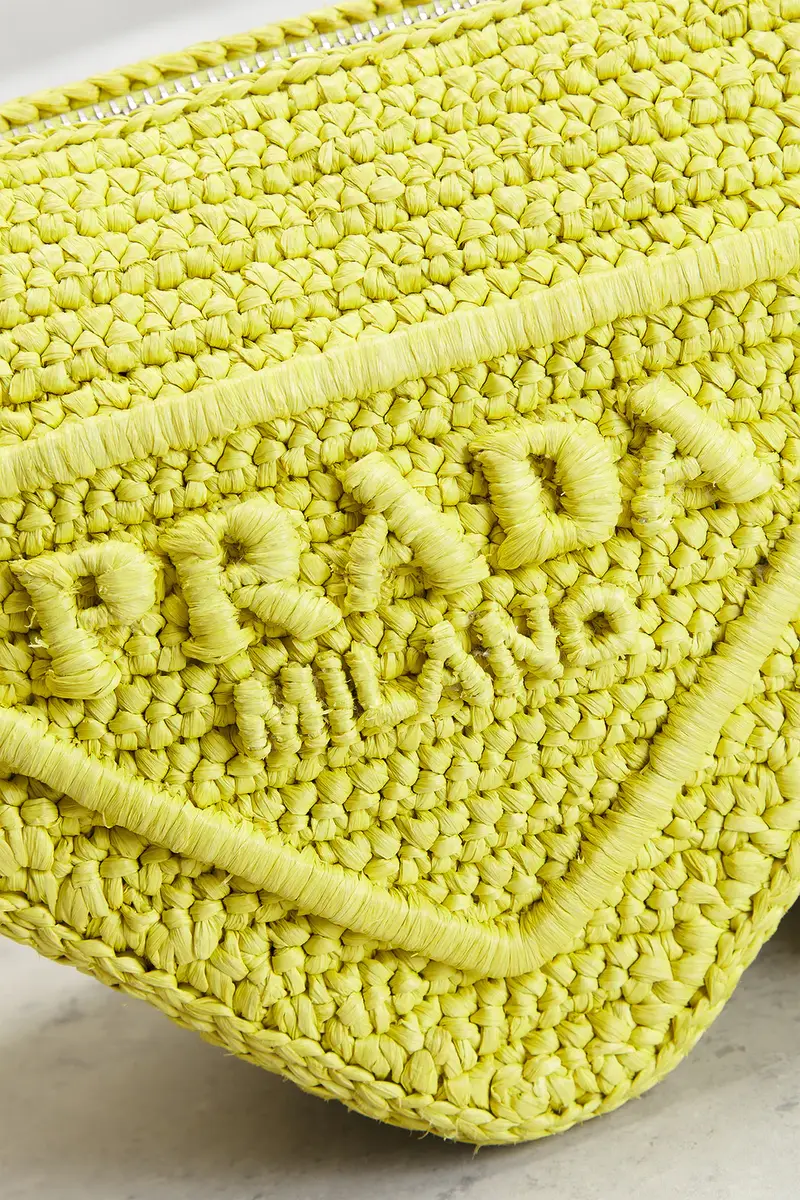 Prada Prada Raffia Triangle Shoulder Bag | Thumbnail 6 Prada Prada Raffia Triangle Shoulder Bag | Thumbnail 6
