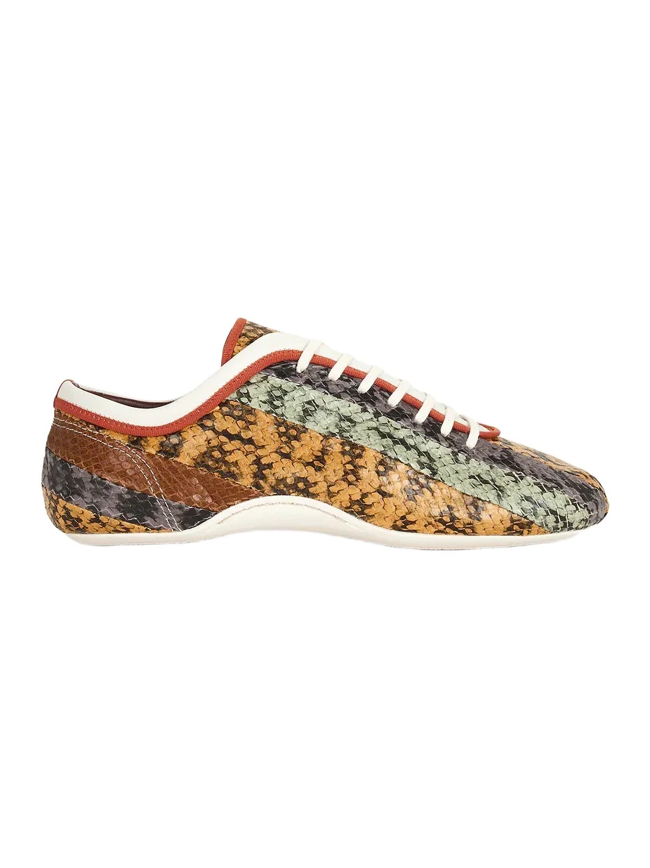 Dries Van Noten Foot Shaped Rubber Sole Sneaker