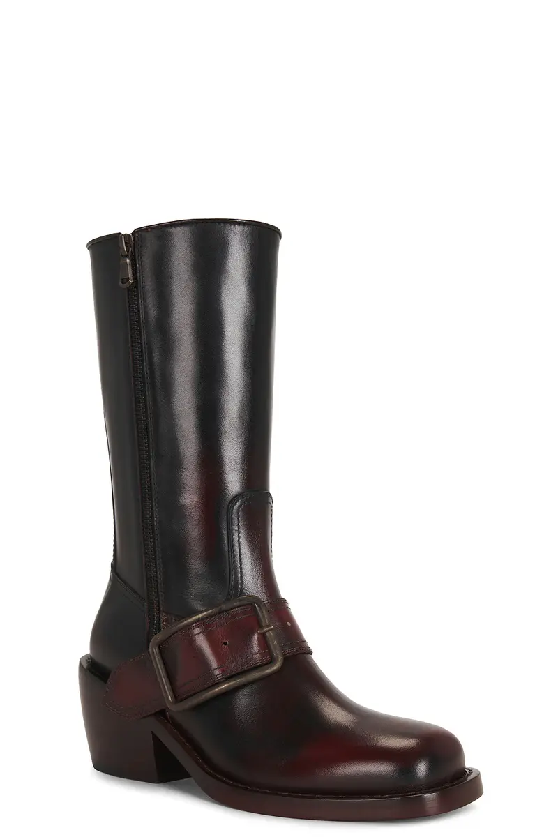 Dries Van Noten Mid Calf Square Toe Boot | Thumbnail 2 Dries Van Noten Mid Calf Square Toe Boot | Thumbnail 2