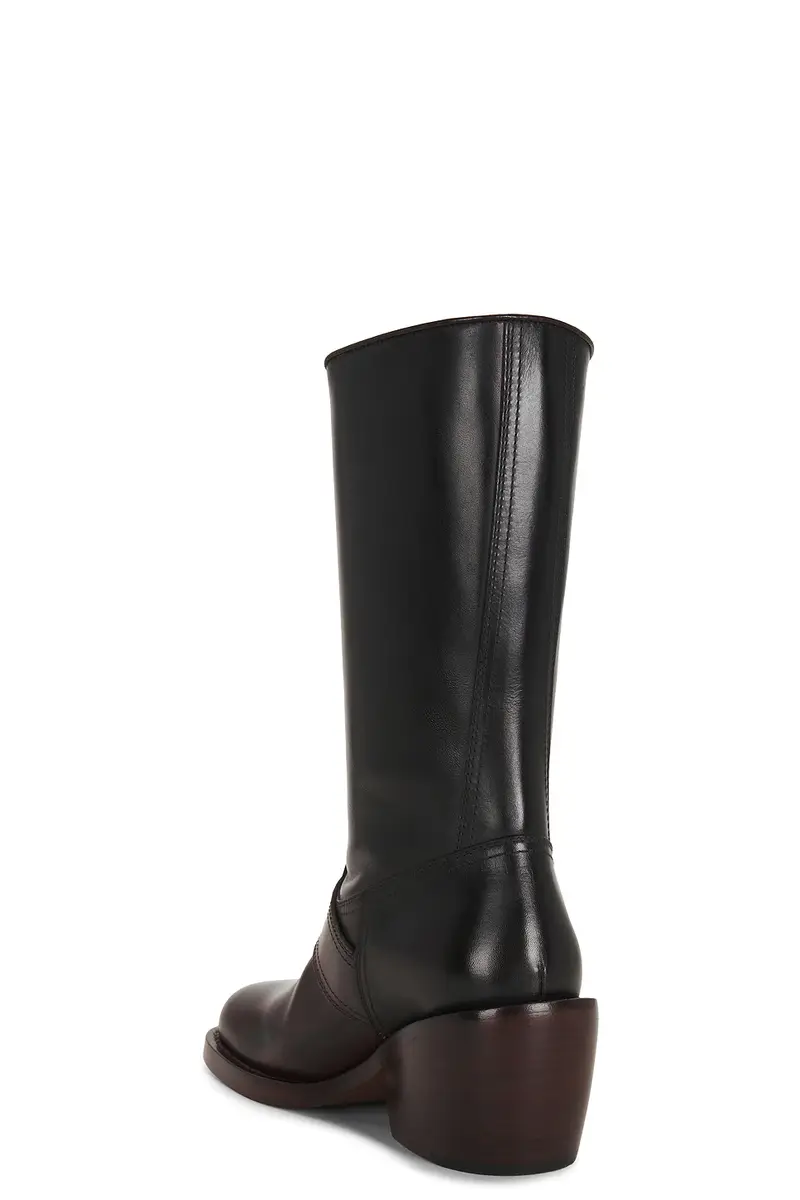 Dries Van Noten Mid Calf Square Toe Boot | Thumbnail 3 Dries Van Noten Mid Calf Square Toe Boot | Thumbnail 3