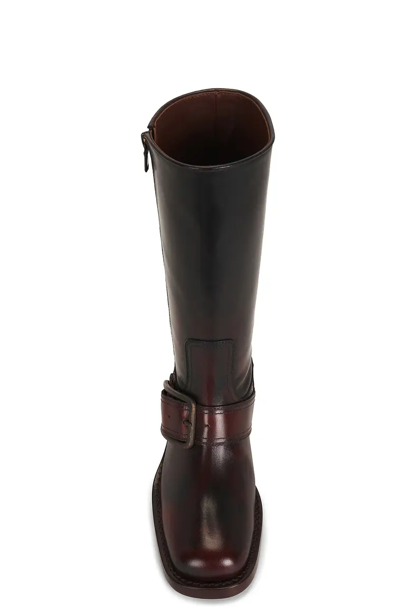 Dries Van Noten Mid Calf Square Toe Boot | Thumbnail 4 Dries Van Noten Mid Calf Square Toe Boot | Thumbnail 4